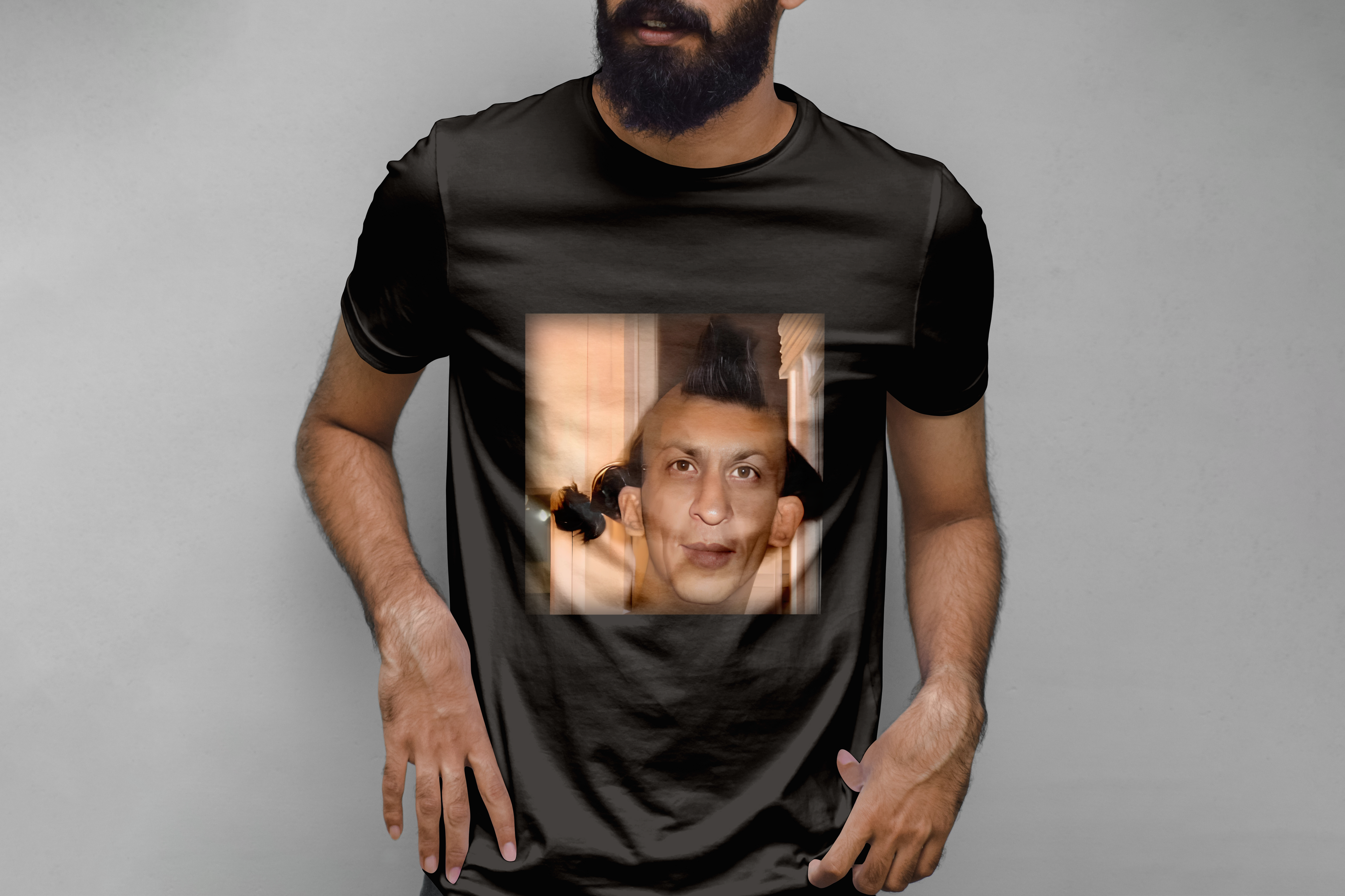Hakla Shahrukh - Trending Brainrot Tshirt - Black